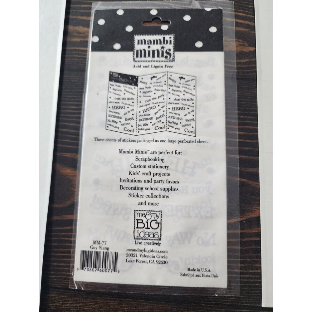 LOT Scrapbooking Stickers - Boys Blue Space Hero Men Man - NEW & Retired #10 - Picture 11 of 13